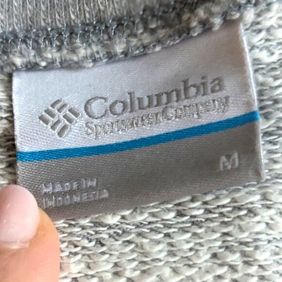 Columbia Women’s Knit Crewneck Pullover Light Gray | Long Sleeve | Size Medium - Picture 8 of 9